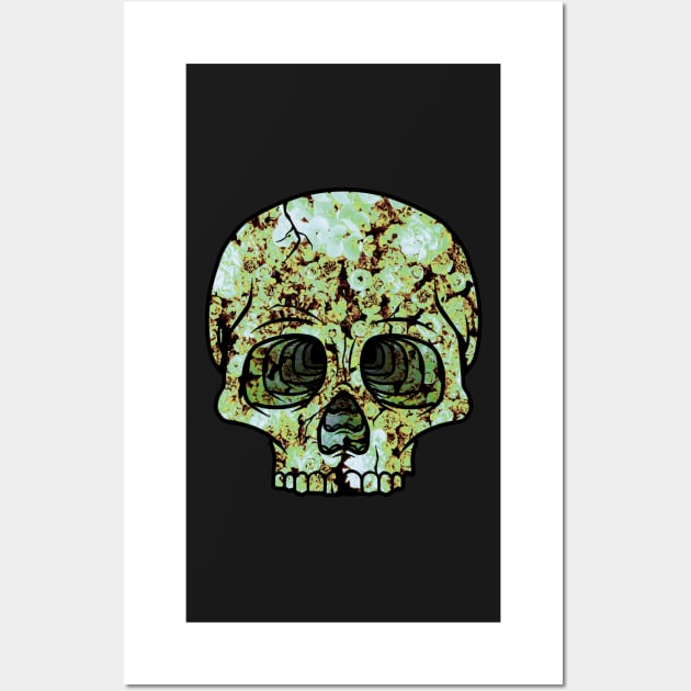 Floral Skull Wall Art by Daribo